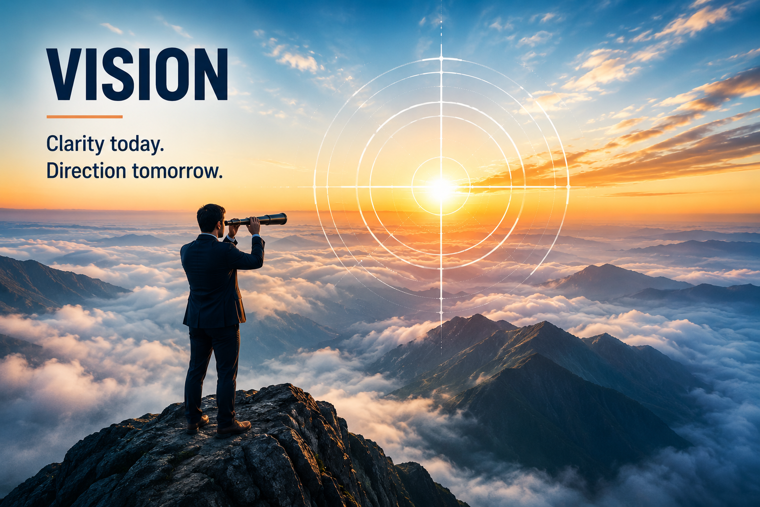 Business Growth Ecosystem vision framework illustrating strategic clarity, long-term direction, and future-focused business growth planning through the N² Growth Framework™